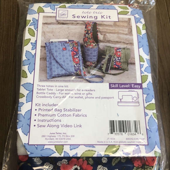 Tote Trio Sewing Kit June Tailor - Picture 1 of 3